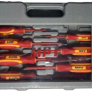 MPT 8 Piece VED Screwdriver Set With Carrying Case -See Description